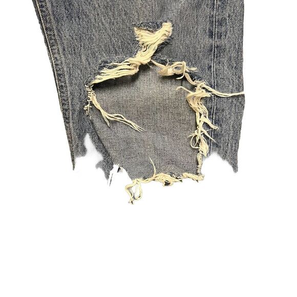 AGOLDE Premium Sophie High Rise Skinny Jeans Size 28 Distressed Light Blue Wash - Picture 3 of 11